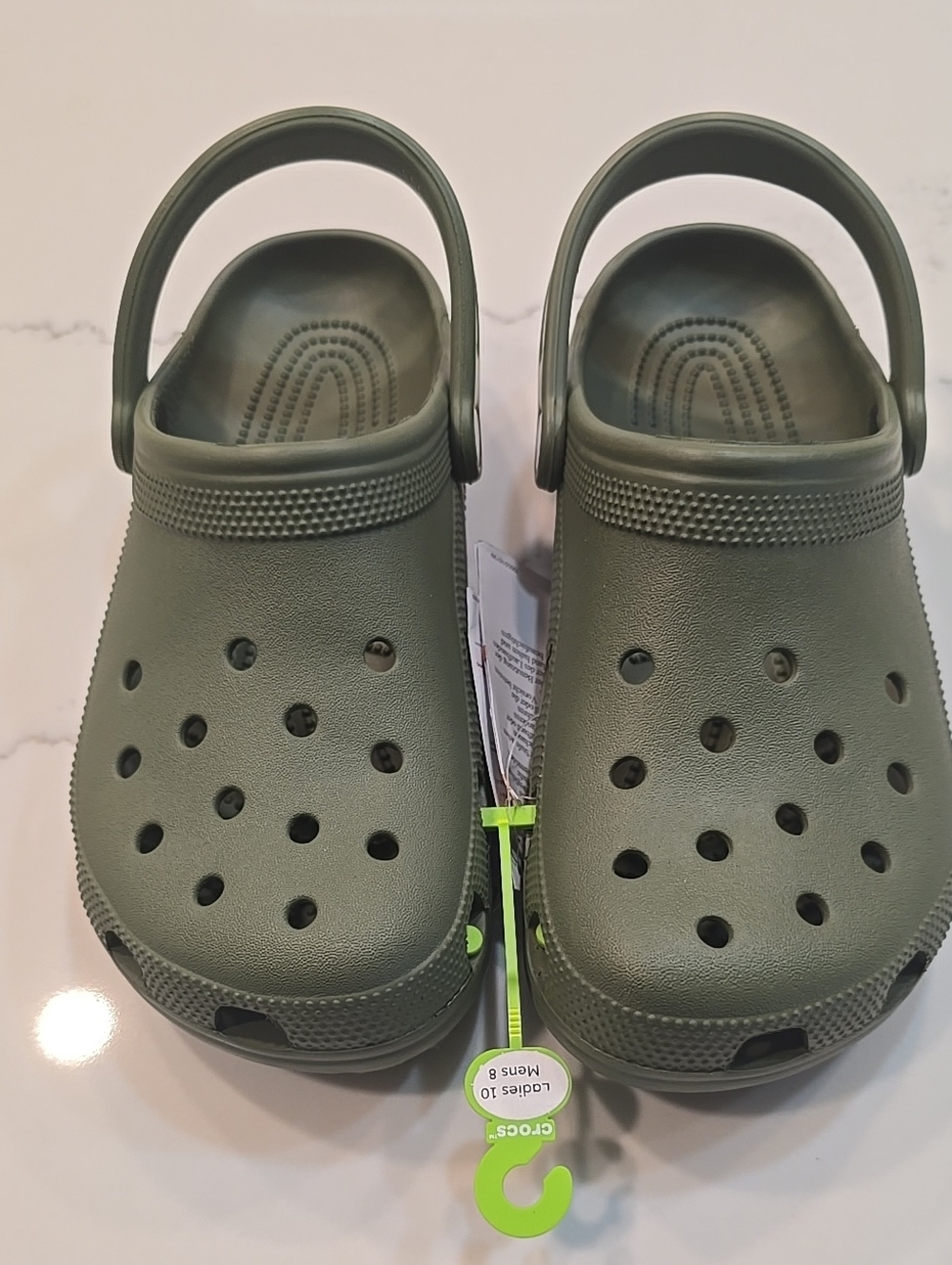 Crocs Classic Clog Green, Women US 10 / Men US 8